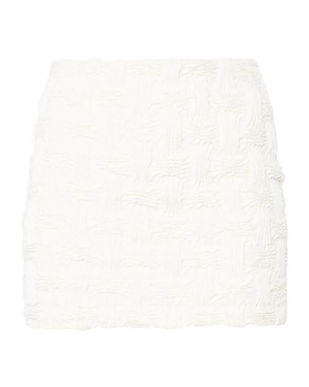 Nanushka White Lyle Mini Skirt