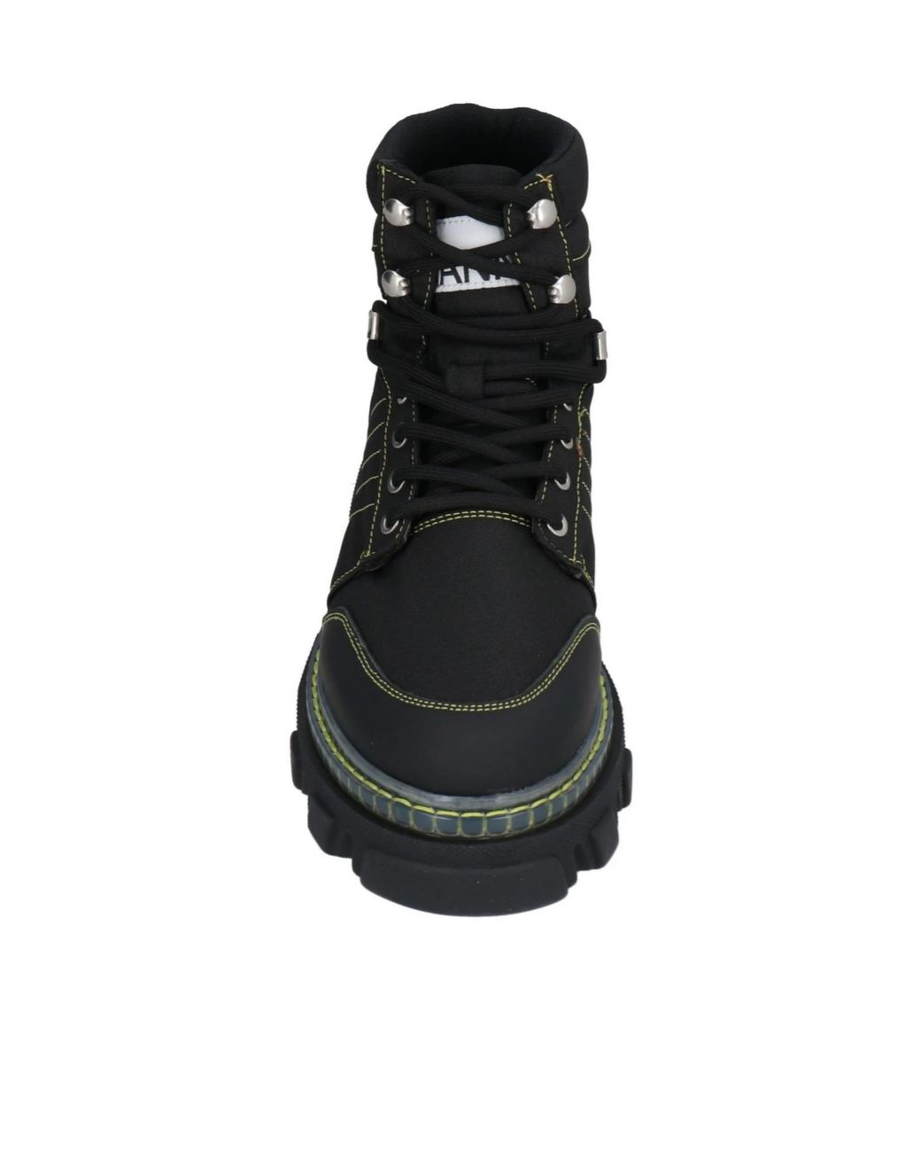 Ganni Black Simple Hiking Boots