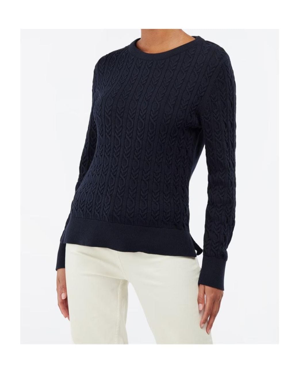 Barbour Blue Hampton Knit Sweater