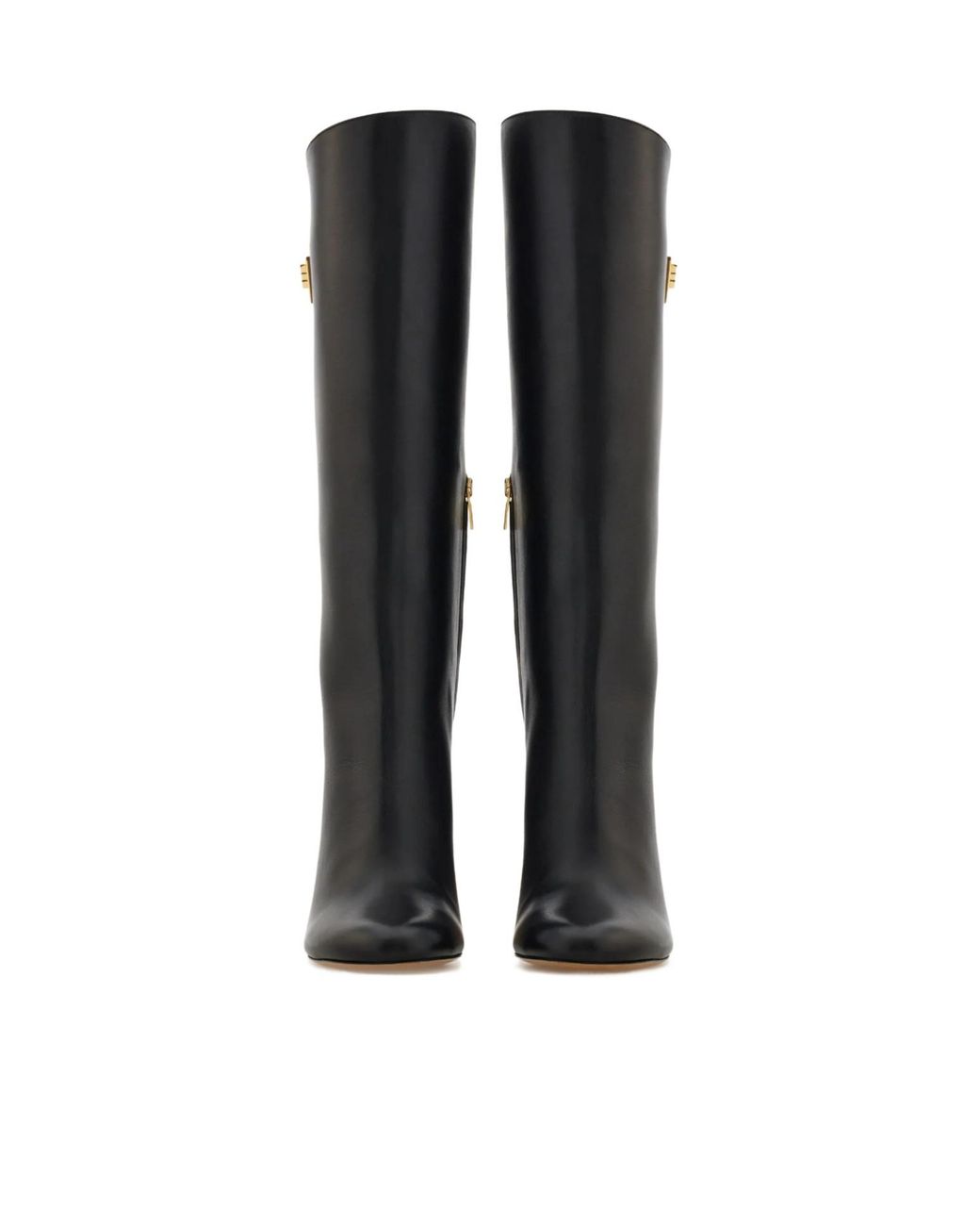 Ferragamo Black Hug Buckle Boots