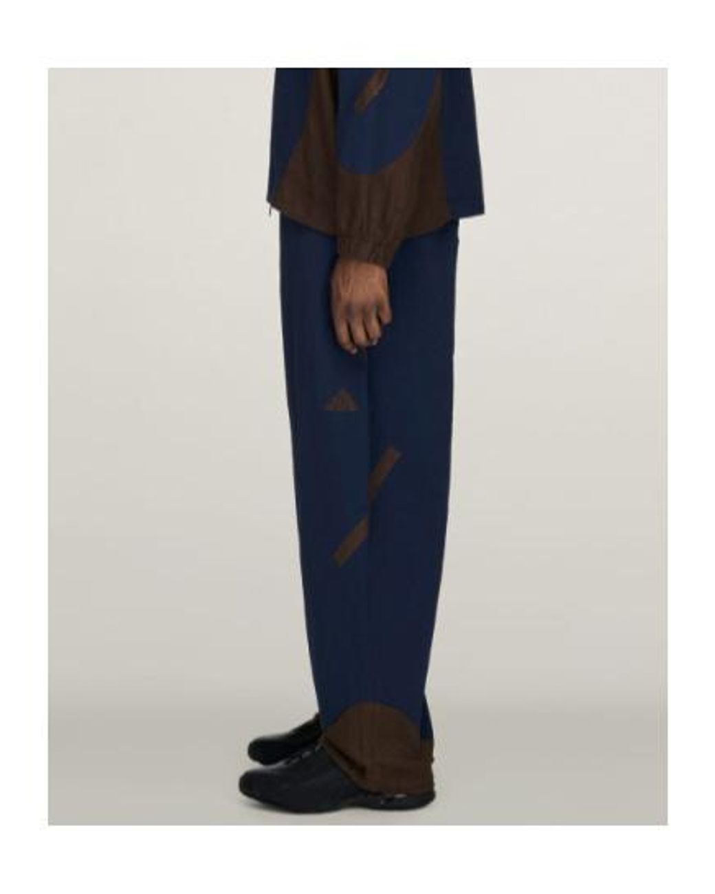 Adidas Blue X Arte Antwerp Panelled Wide-Leg Track Pants for men