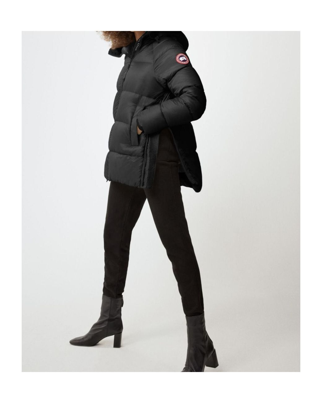 Canada Goose Black Cypress Puffer Hooded Jacket