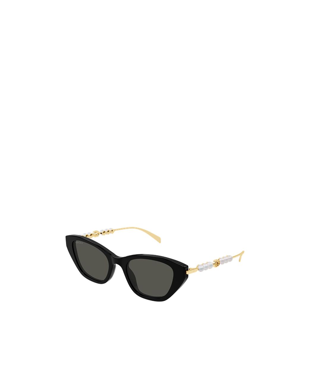 Gucci Black Eyewear Cat Eye Frame Sunglasses