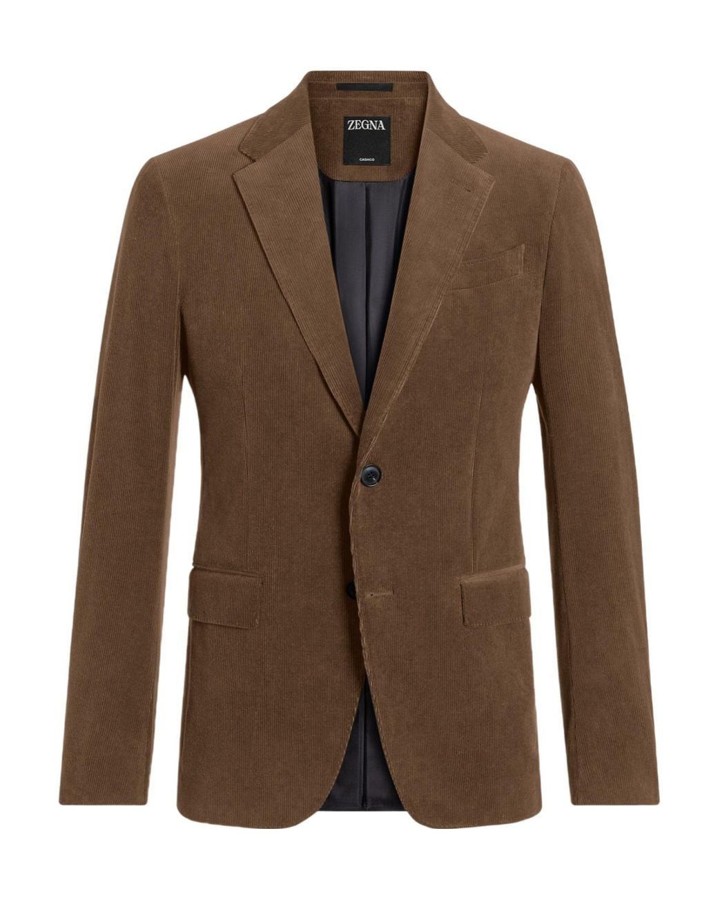 Zegna Brown Cashco Jacket for men