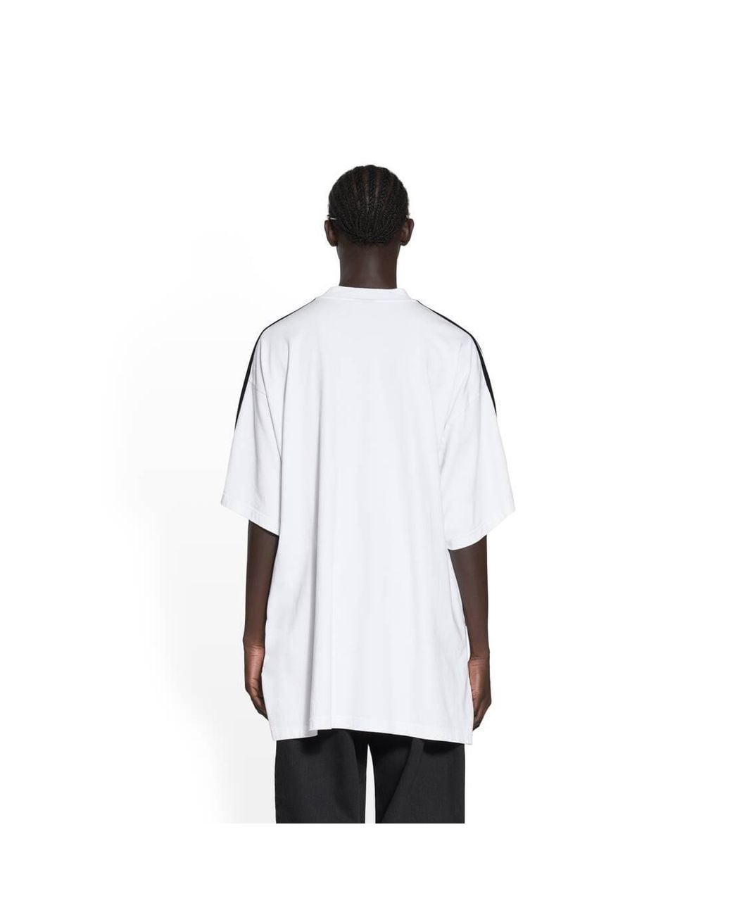 adidas x Balenciaga White Balenciaga Adidas T-Shirt Oversized for men