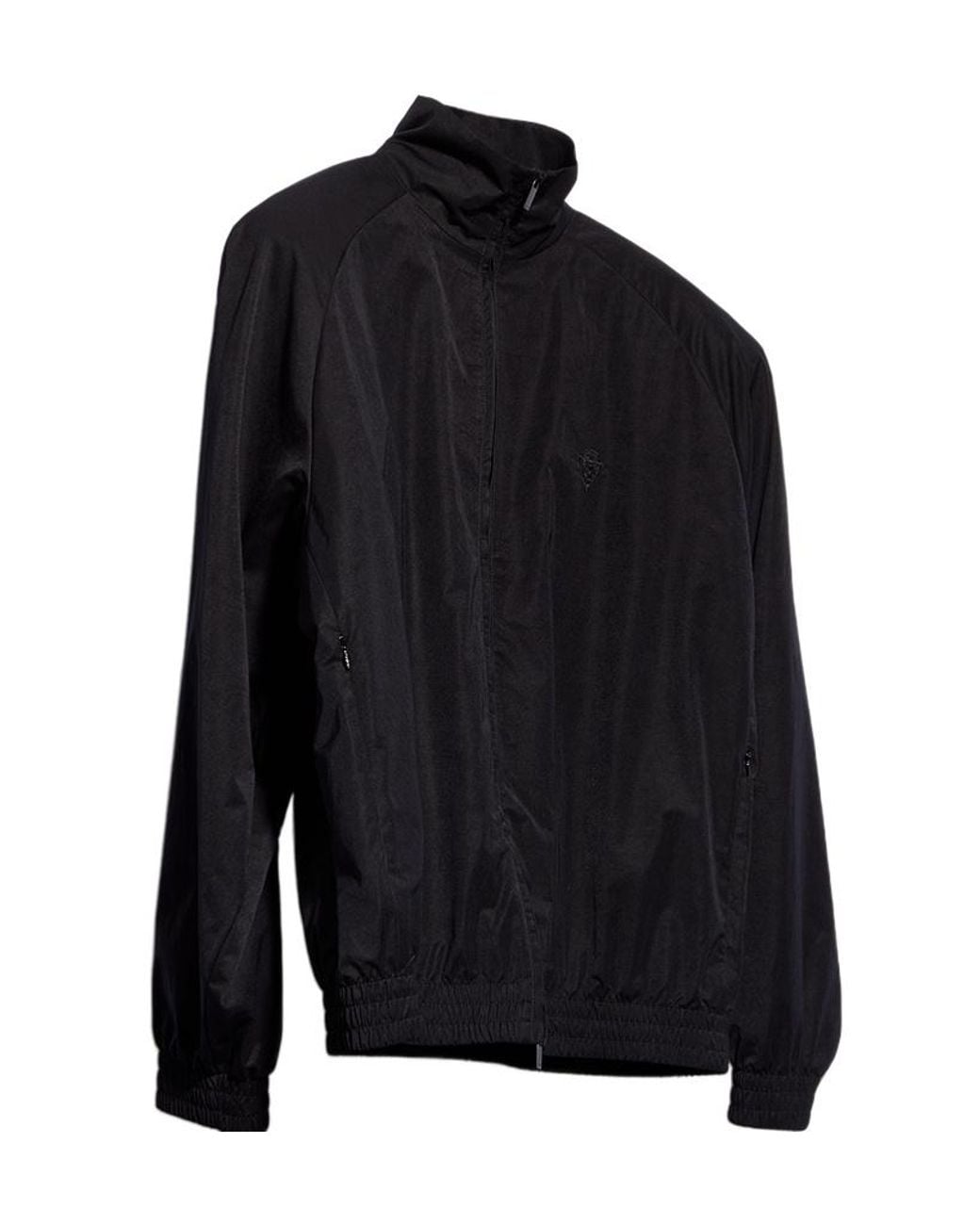 Gucci Black Soft Technical Twill Zip Jacket