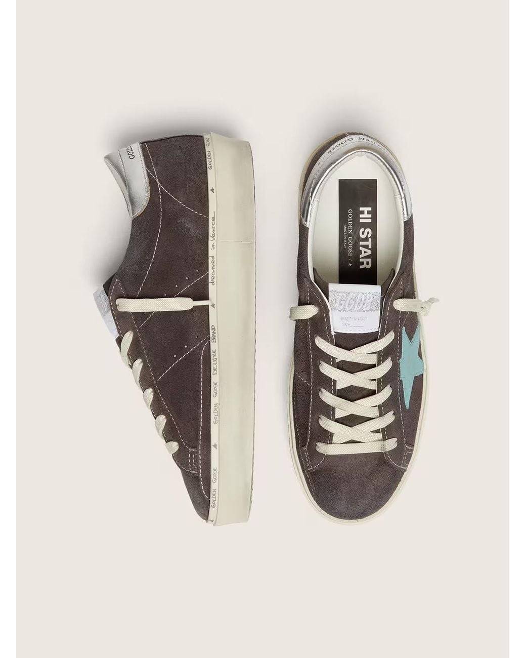 Golden Goose Deluxe Brand Brown Hi Star