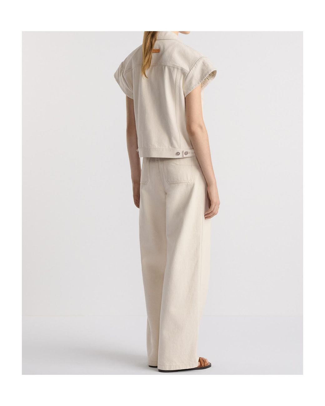 Dior White Flared Jeans