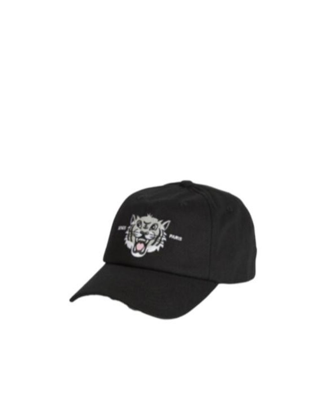 KENZO Black Logo Embroidered Baseball Cap for men
