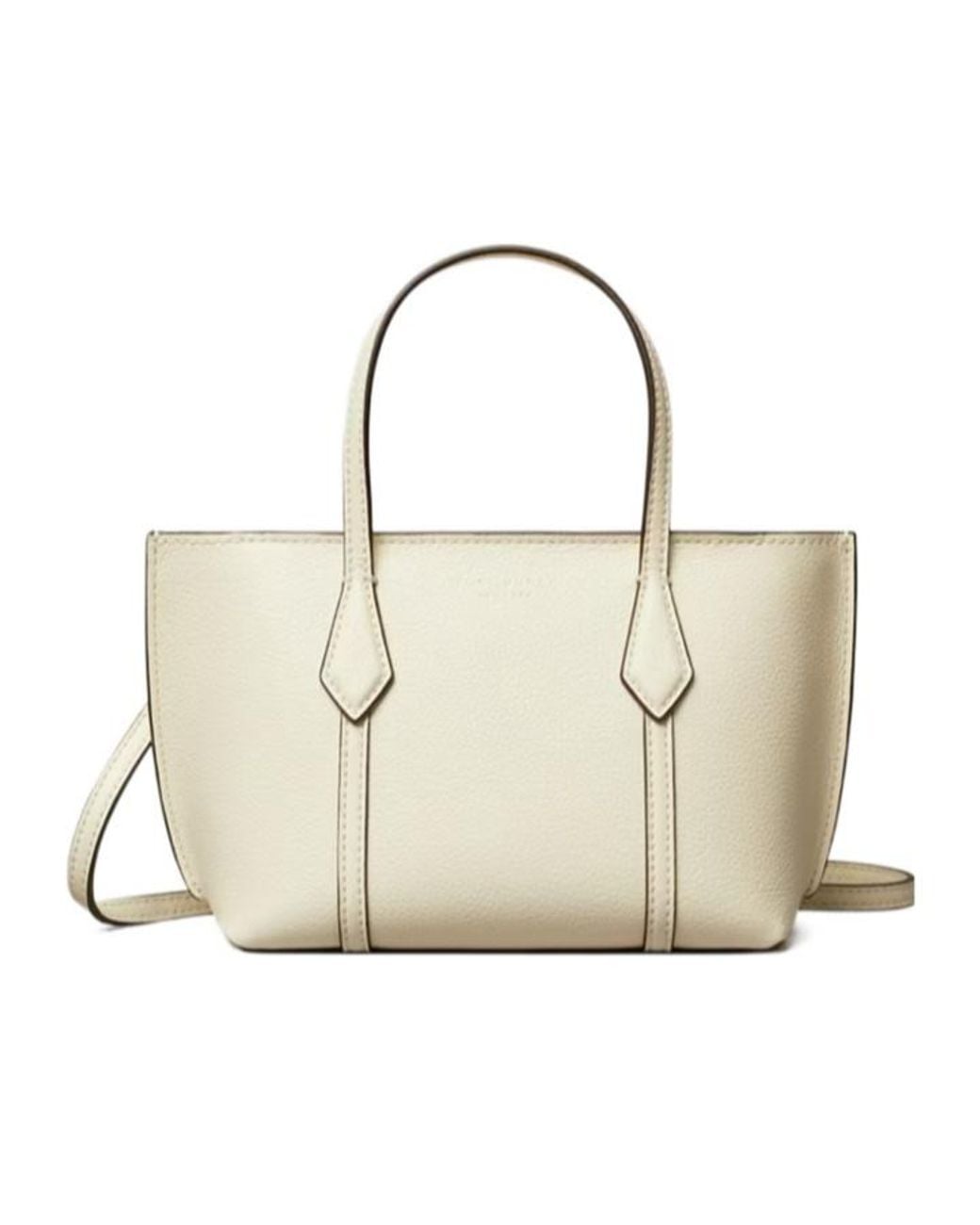 Tory Burch Natural Structured Shoulder Bag