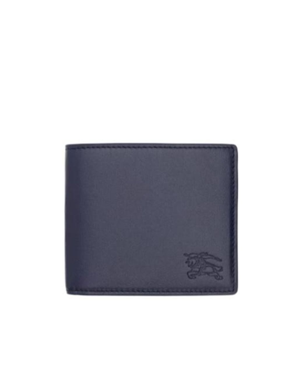 Burberry Blue Pop Check Bifold Wallet for men