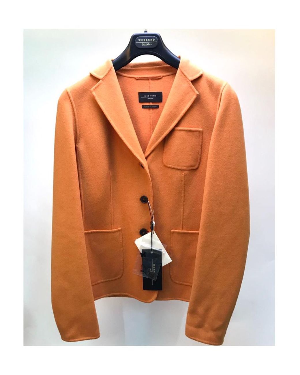 Weekend by Maxmara Orange Long-Sleeved Casual Jacket