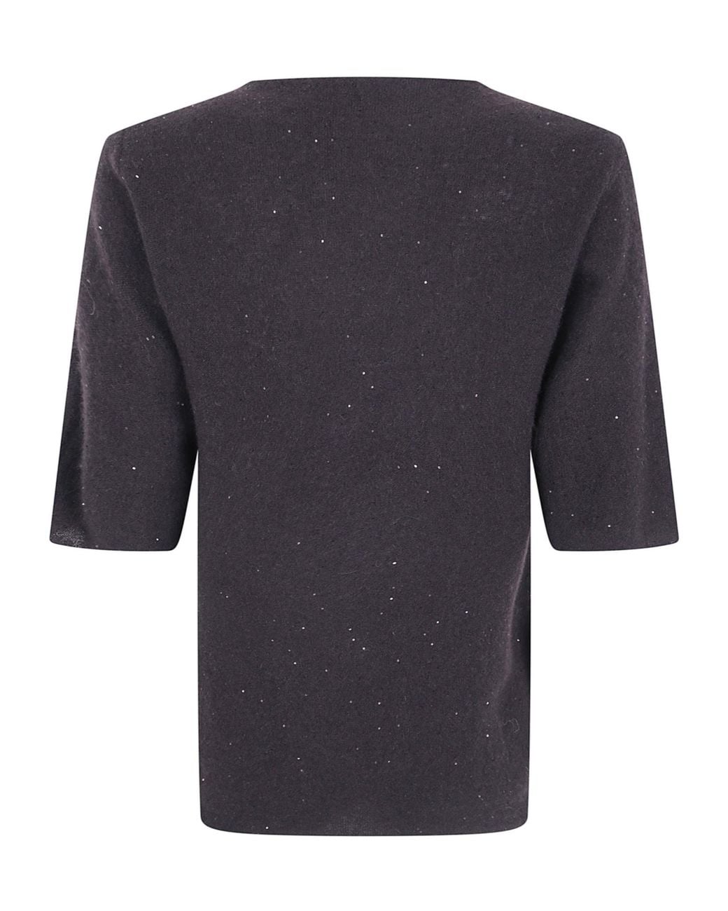 Antonelli Blue Fiemme Short Sleeve Sweater