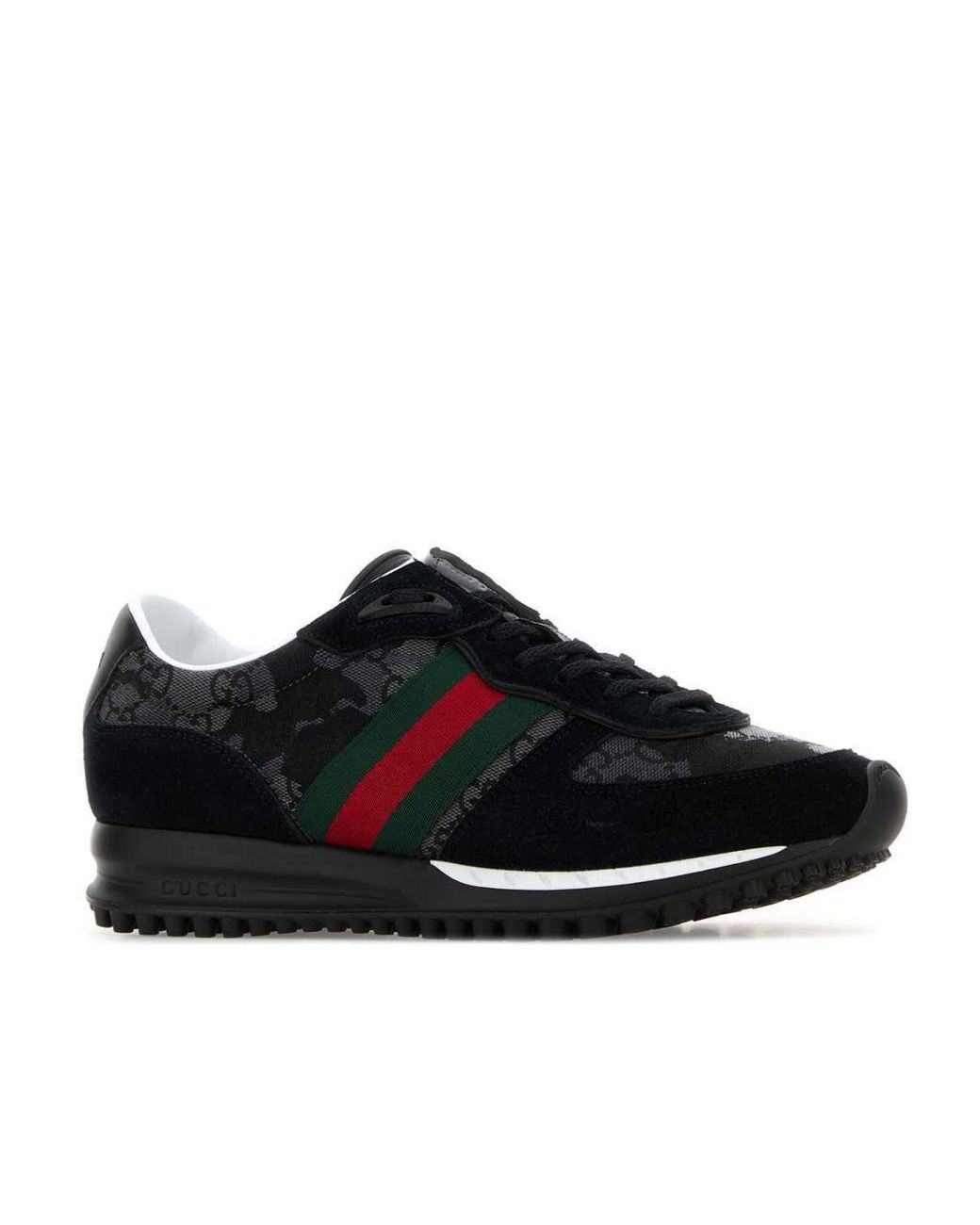 Gucci Black Re-Motion Lace-Up Sneakers for men