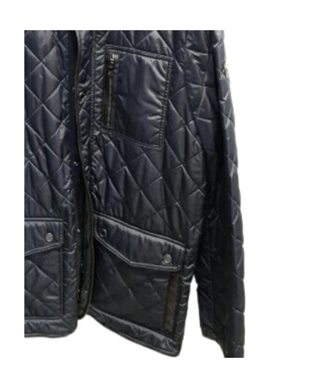 Paul & Shark Gray High-Necked Quilted Padded Jacket for men