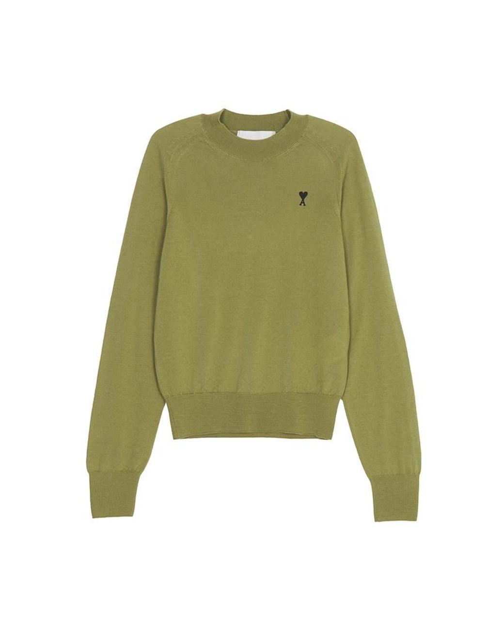 AMI Gray Long-Sleeved Knitwear