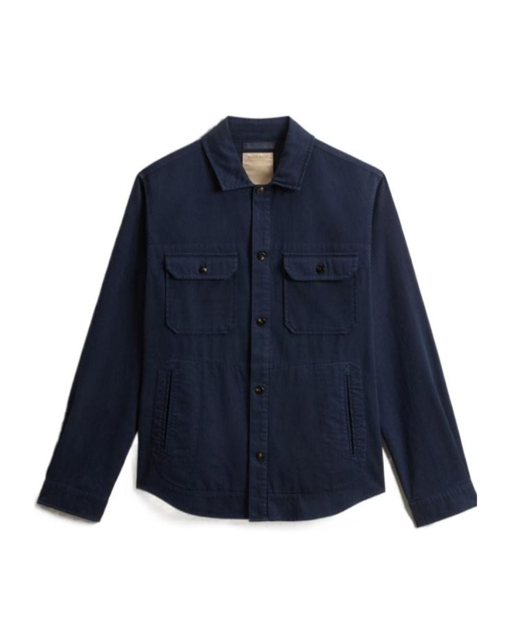 Woolrich Blue Safari Overshirt for men