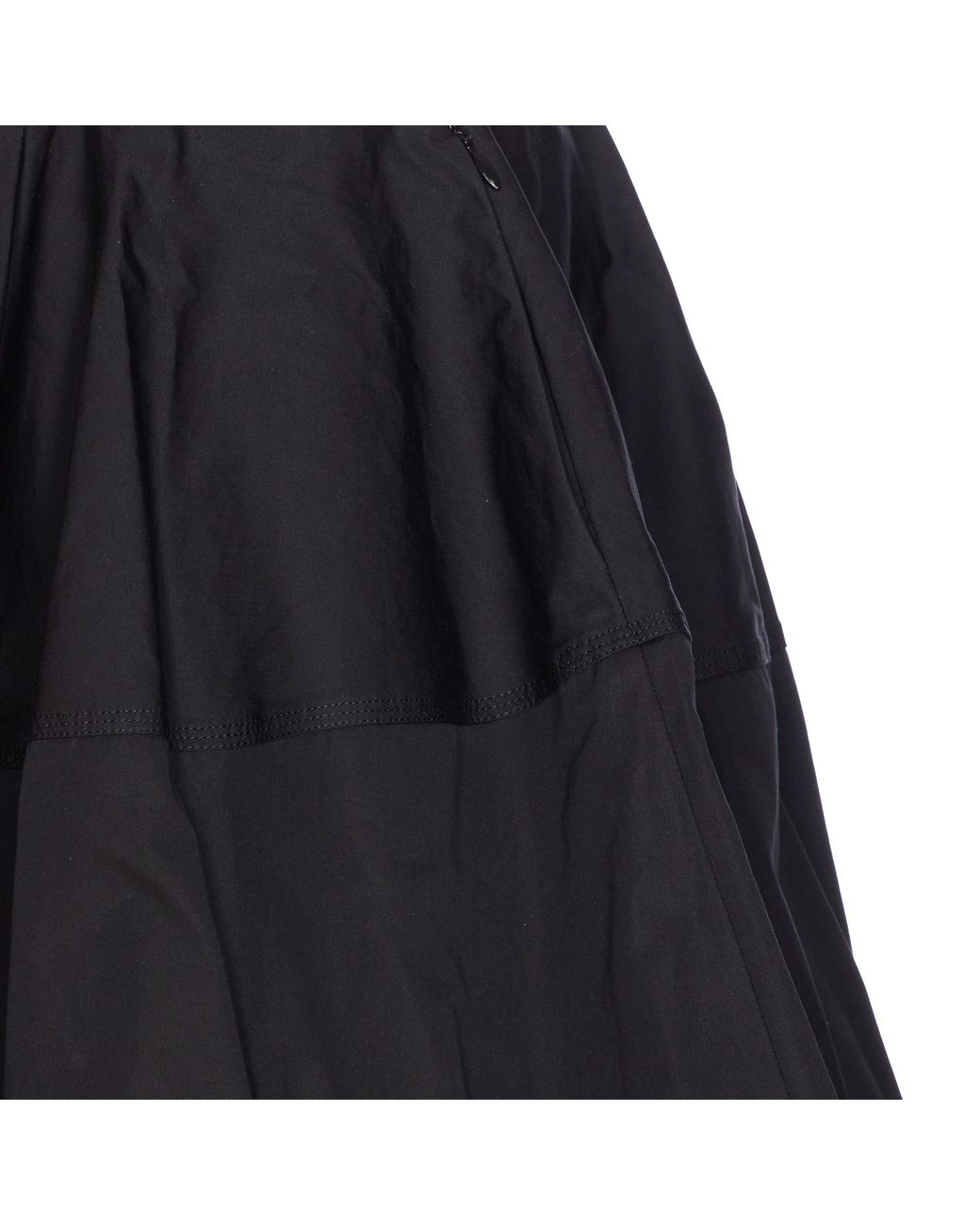 Alaïa Blue Alaïa Poplin Balloon Skirt