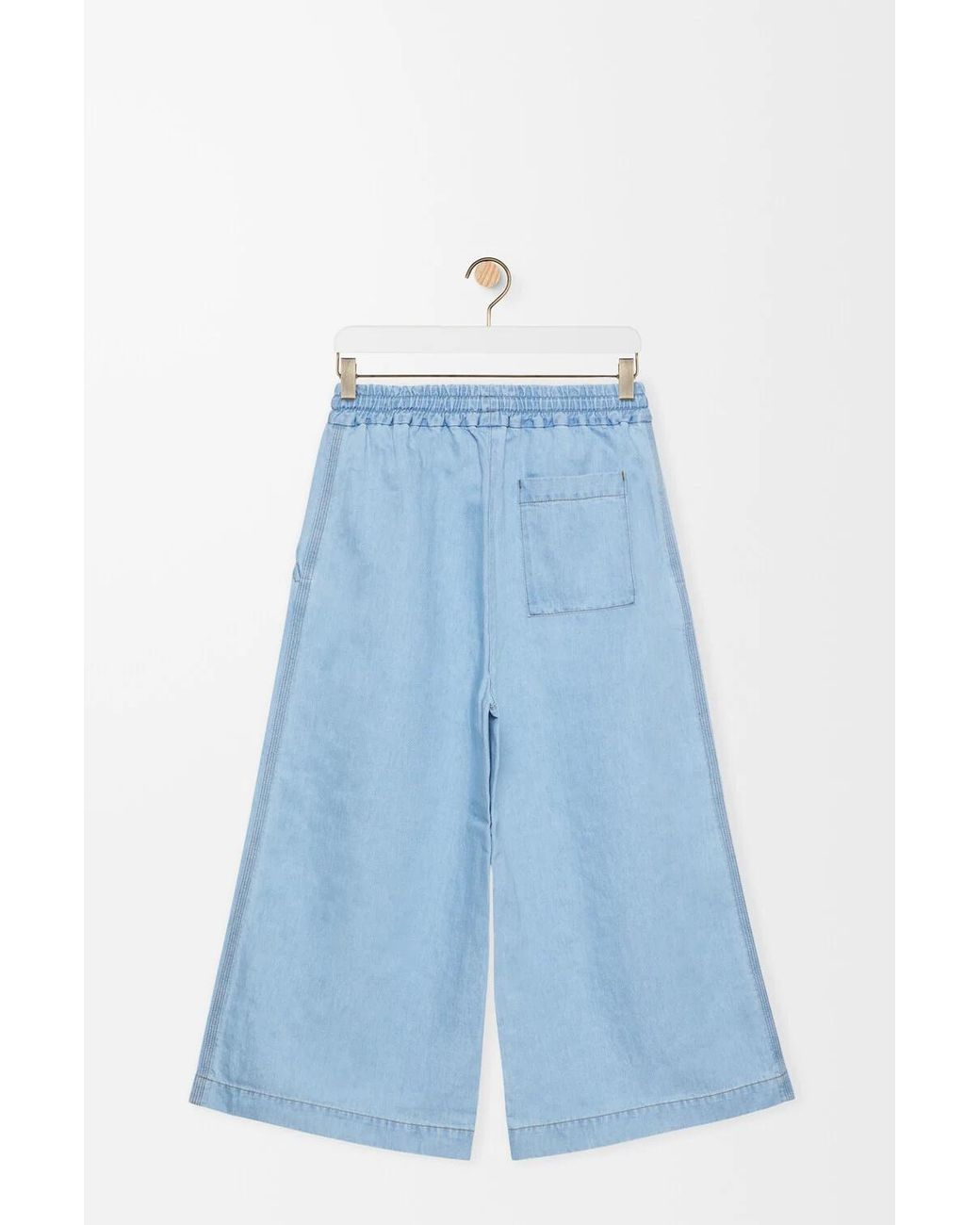 Loewe Blue Cropped Trousers