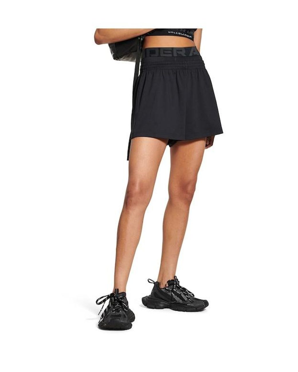 Balenciaga Black Under Armour Running Shorts