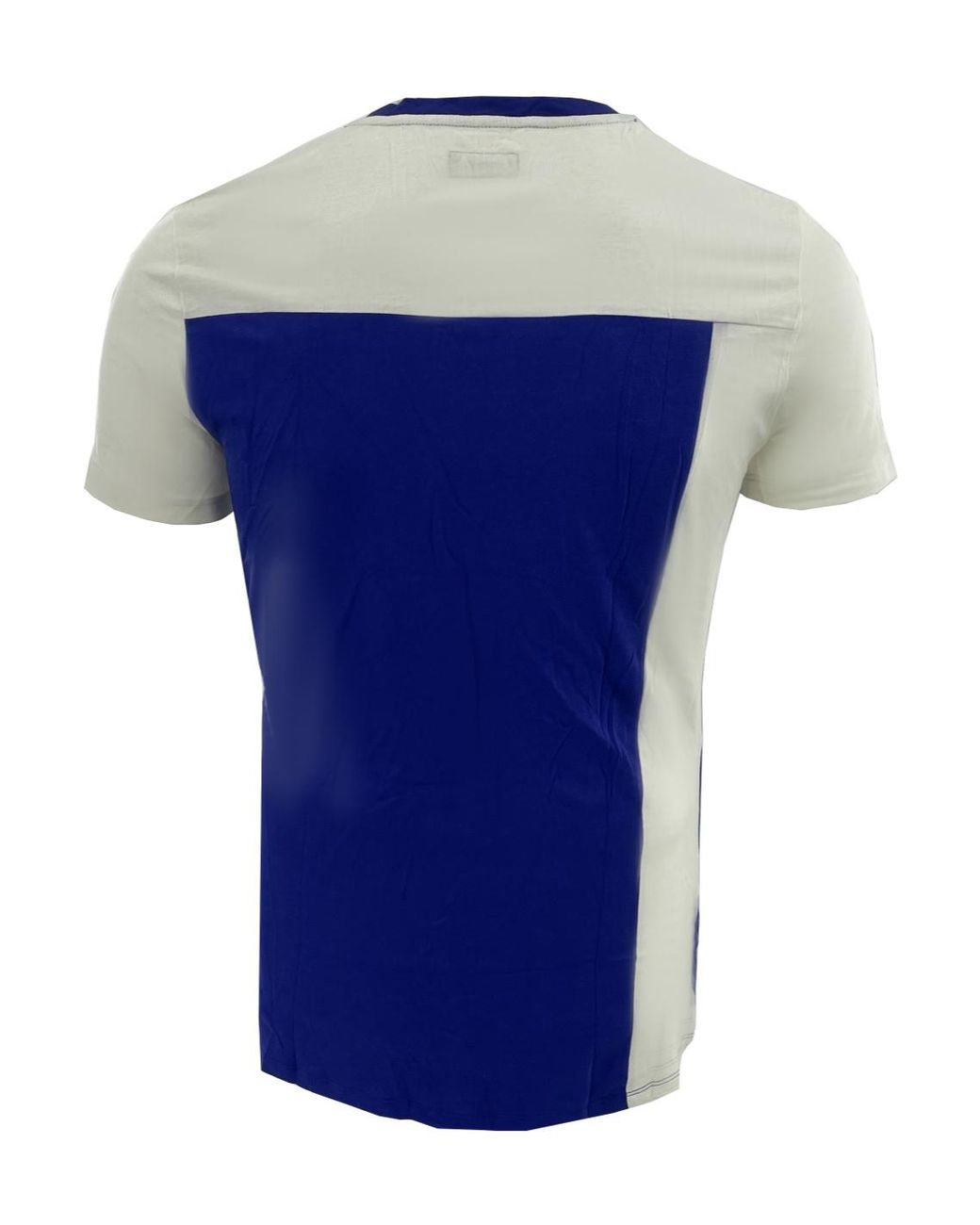 Armani Jeans Blue V-Neck Short-Sleeved T-Shirt for men