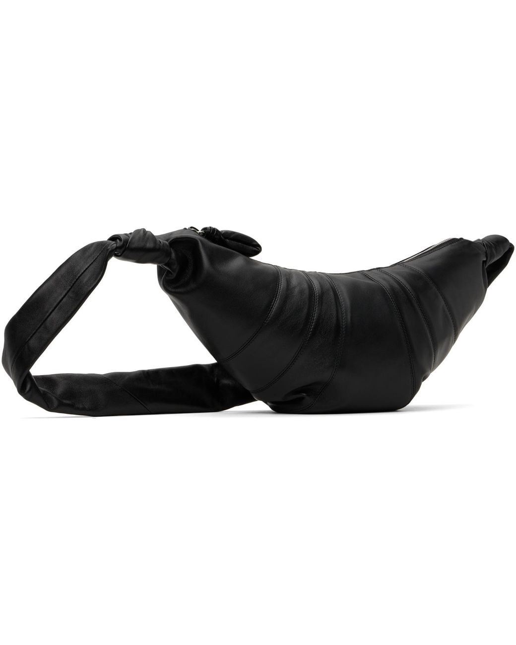 Lemaire Black Croissant Medium Shoulder Bag for men