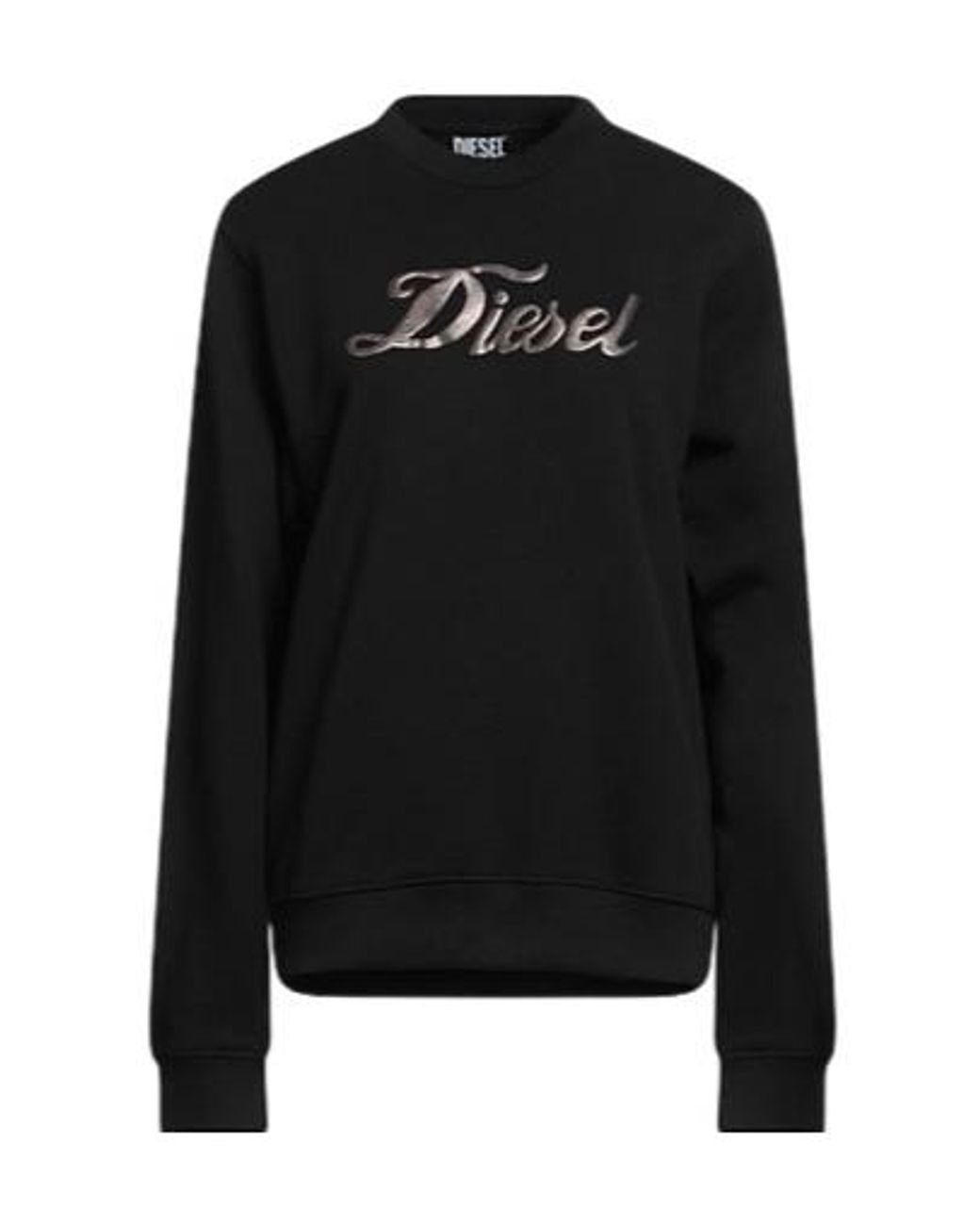 DIESEL Black Printed Long-Sleeved Sweatshirt