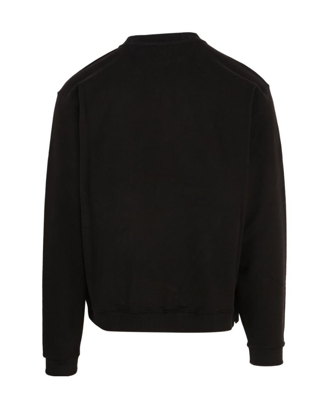 KENZO Red Logo Patch Ribbed Crewneck Sweatshirt for men