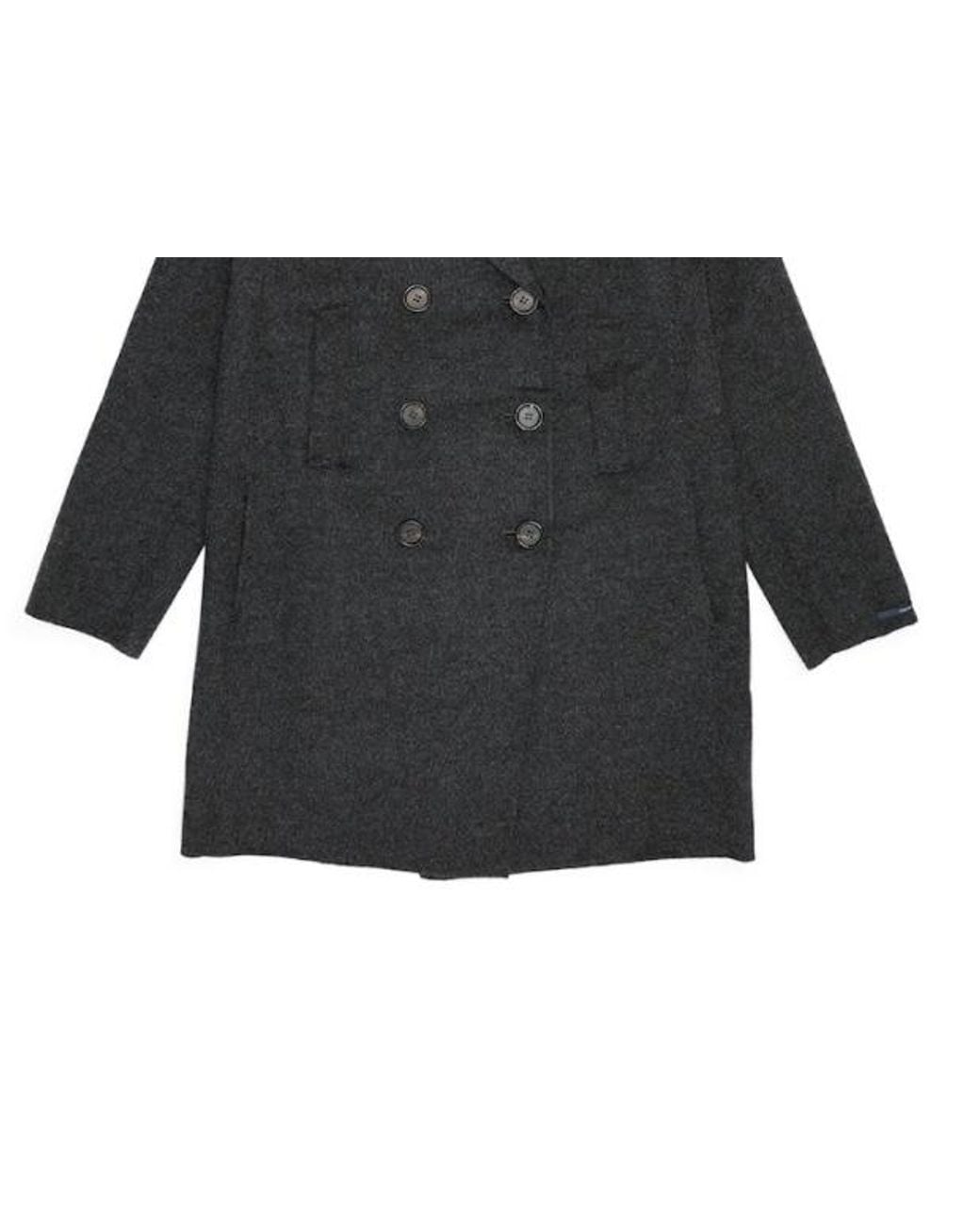 Max Mara Gray Lapel Coat