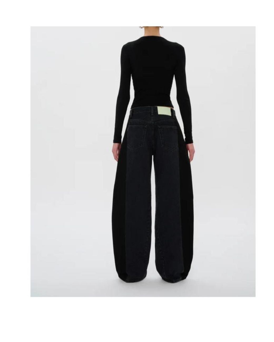 Haikure Black Clyde Panelled Jeans