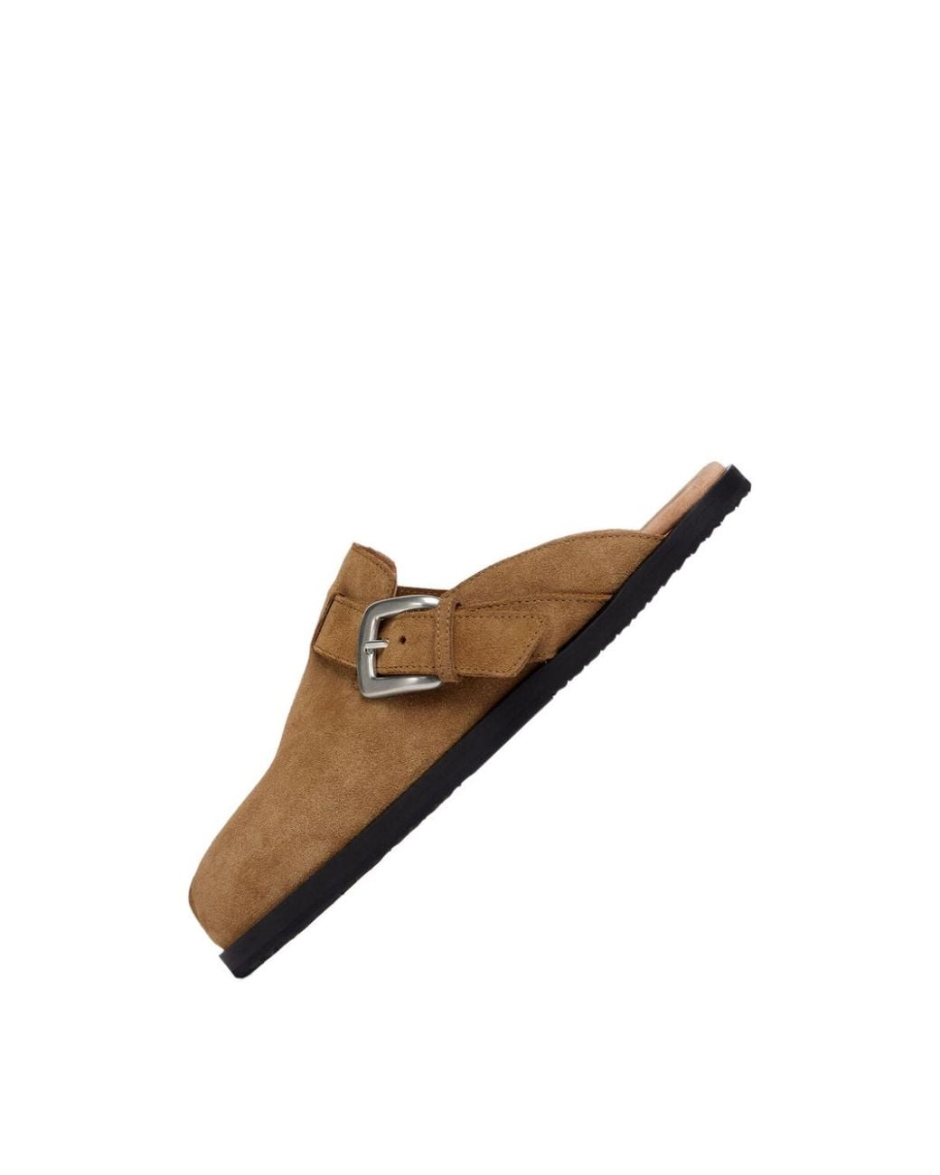 Maison Margiela Brown Buckled Tabi Mules