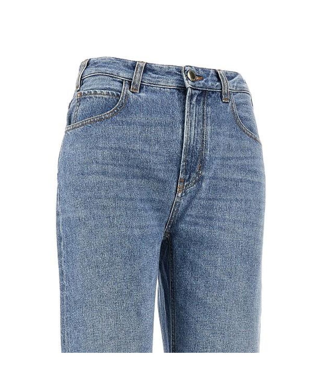 Chloé Blue Chloé Boyfriend Straight-Leg Jeans