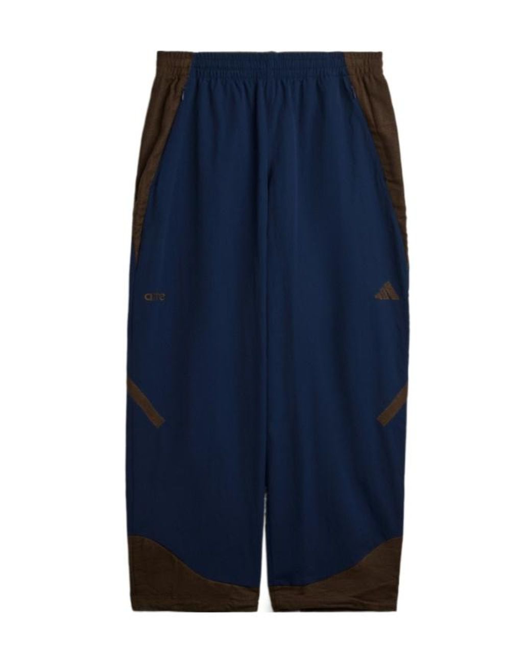 Adidas Blue X Arte Antwerp Panelled Wide-Leg Track Pants for men