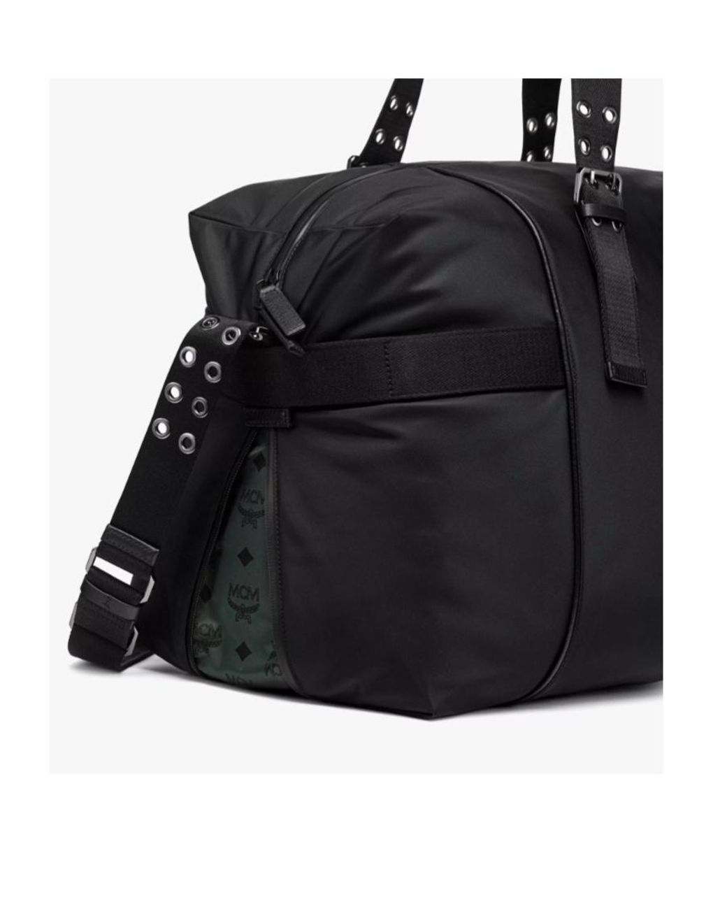 MCM Black Ottomar Nova Weekender Bag for men