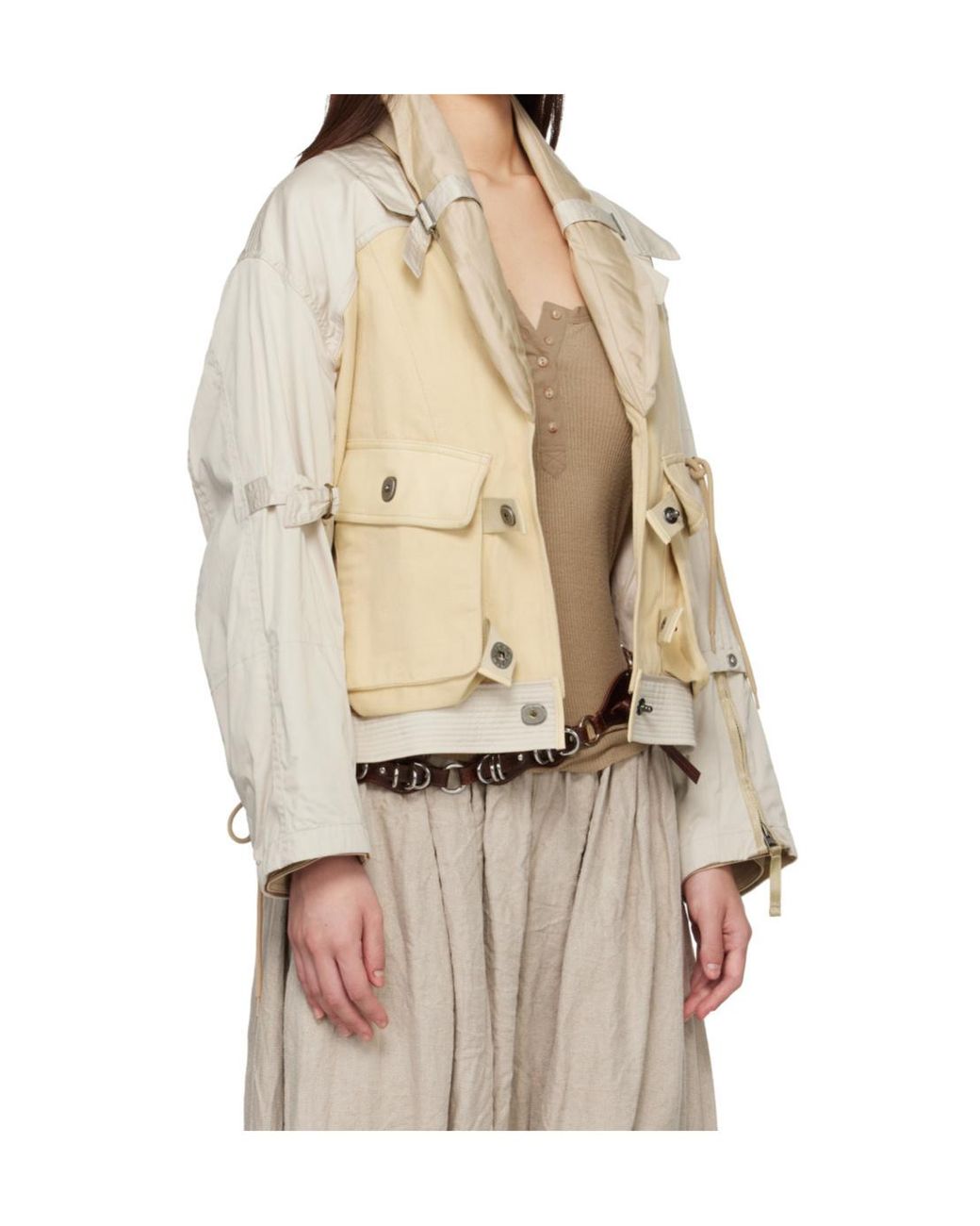 Isabel Marant Natural Bomber Jackets