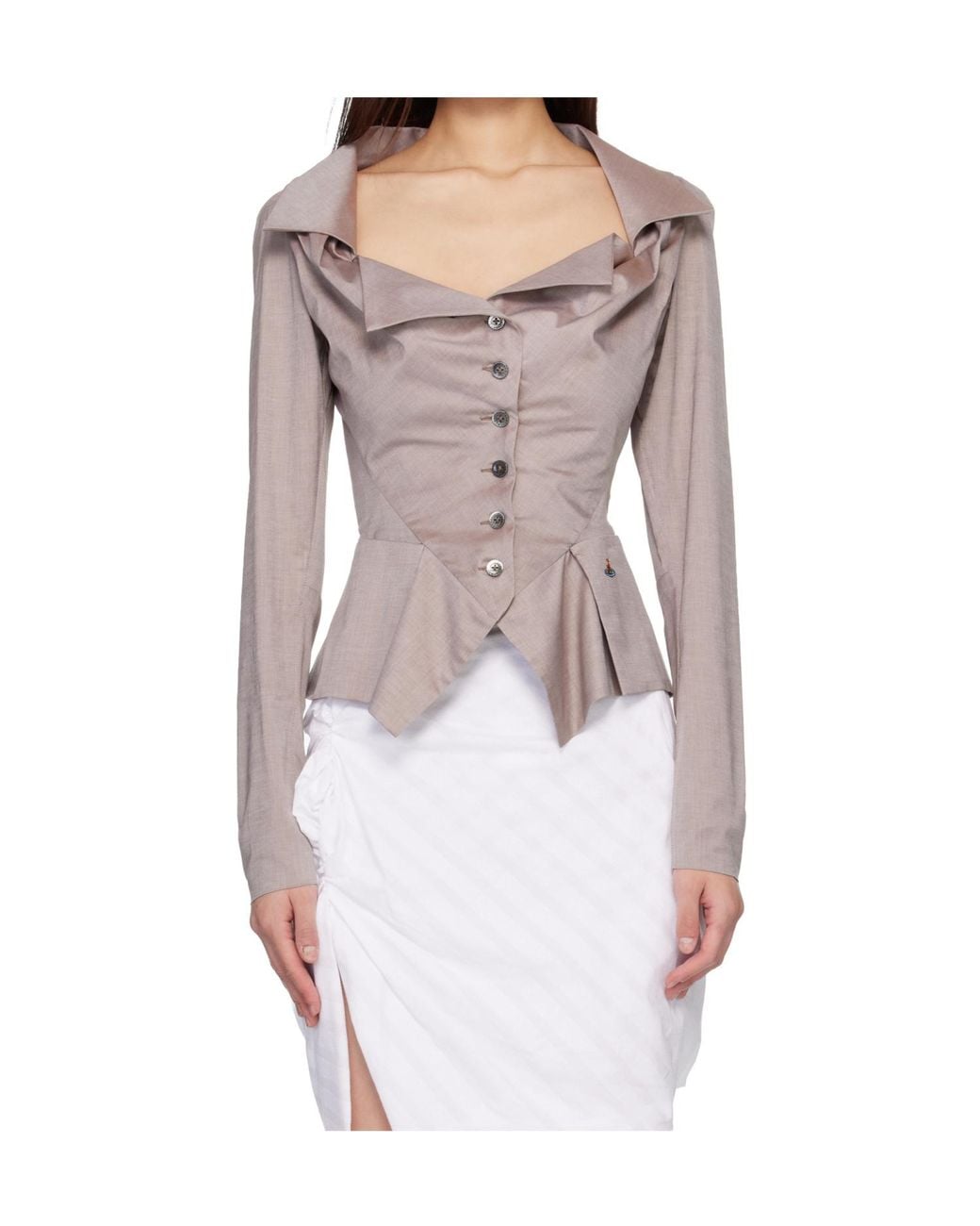 Vivienne Westwood Natural Monday Long-Sleeved Shirt