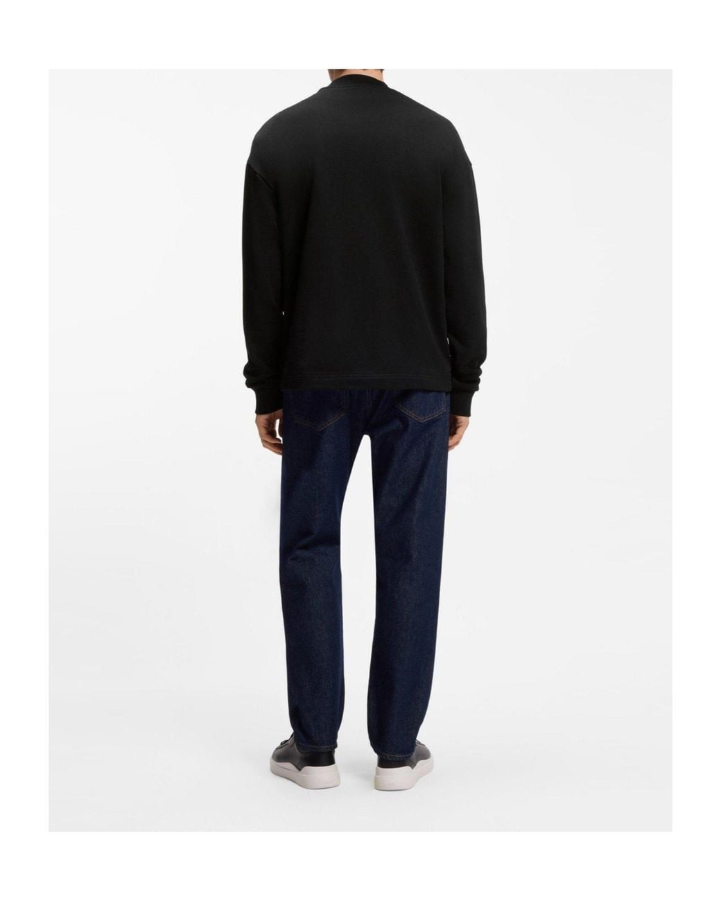 Boss Black Crew Neck Sweatshirt for men