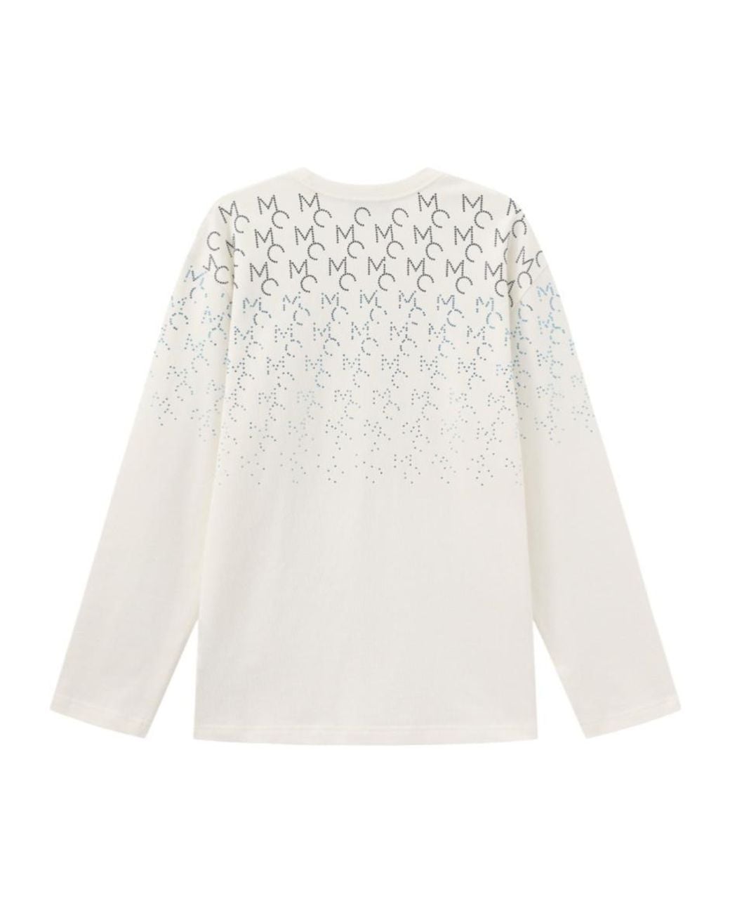 Marissa Chiara White Long-Sleeved T-Shirt for men