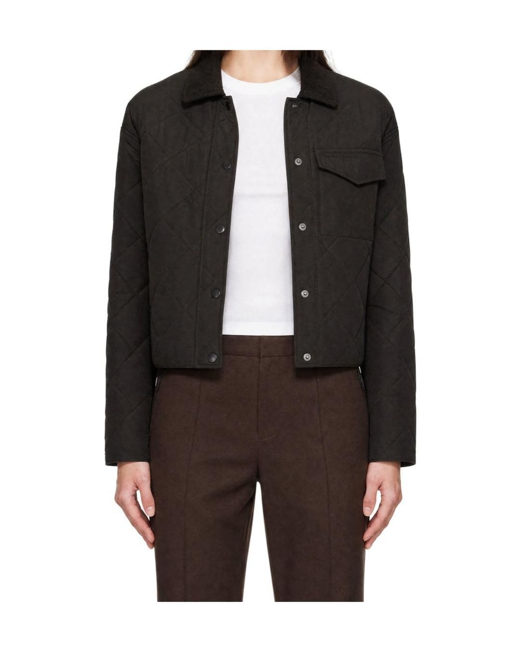 Canada Goose Brown Terra Quilted Jacket