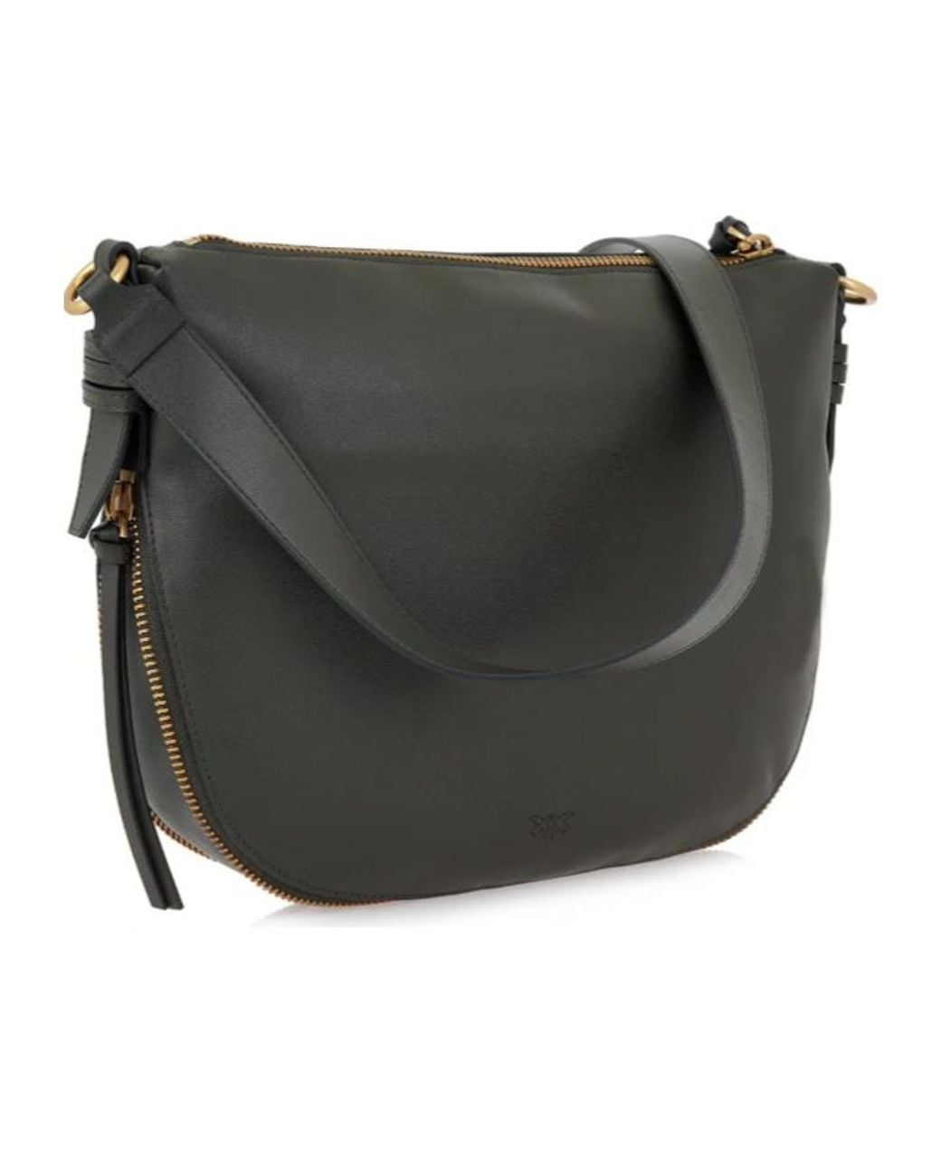 Pinko Black Top Zipped Shoulder Bag