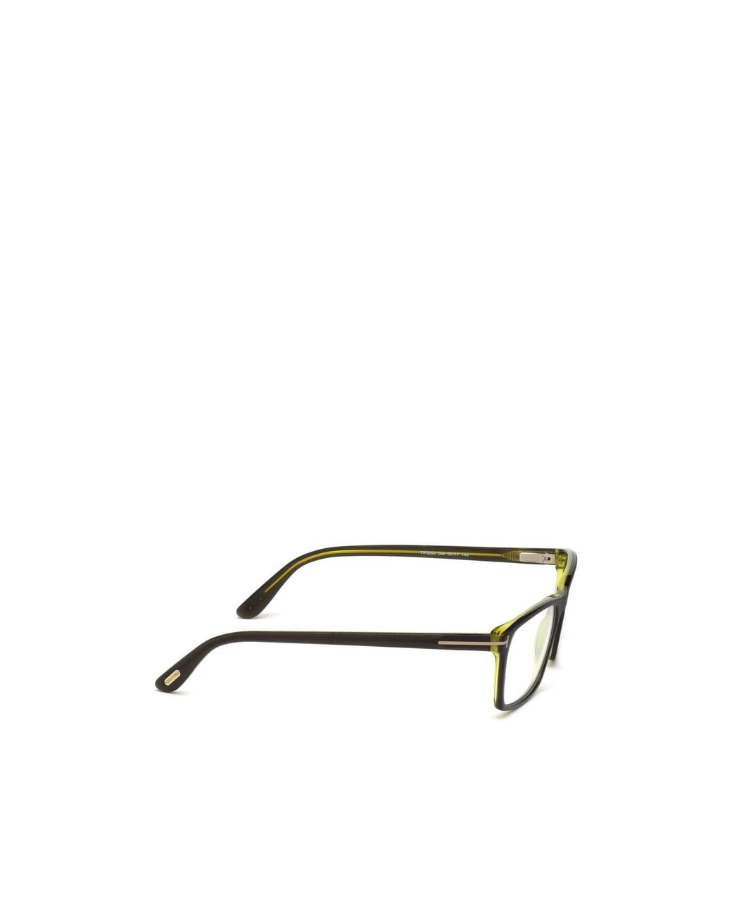Tom Ford Metallic Eyewear Square Frame Glasses for men