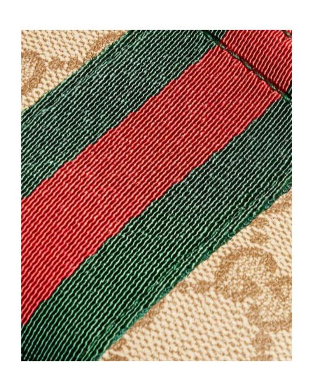 Gucci White Mini Pouch With Web
