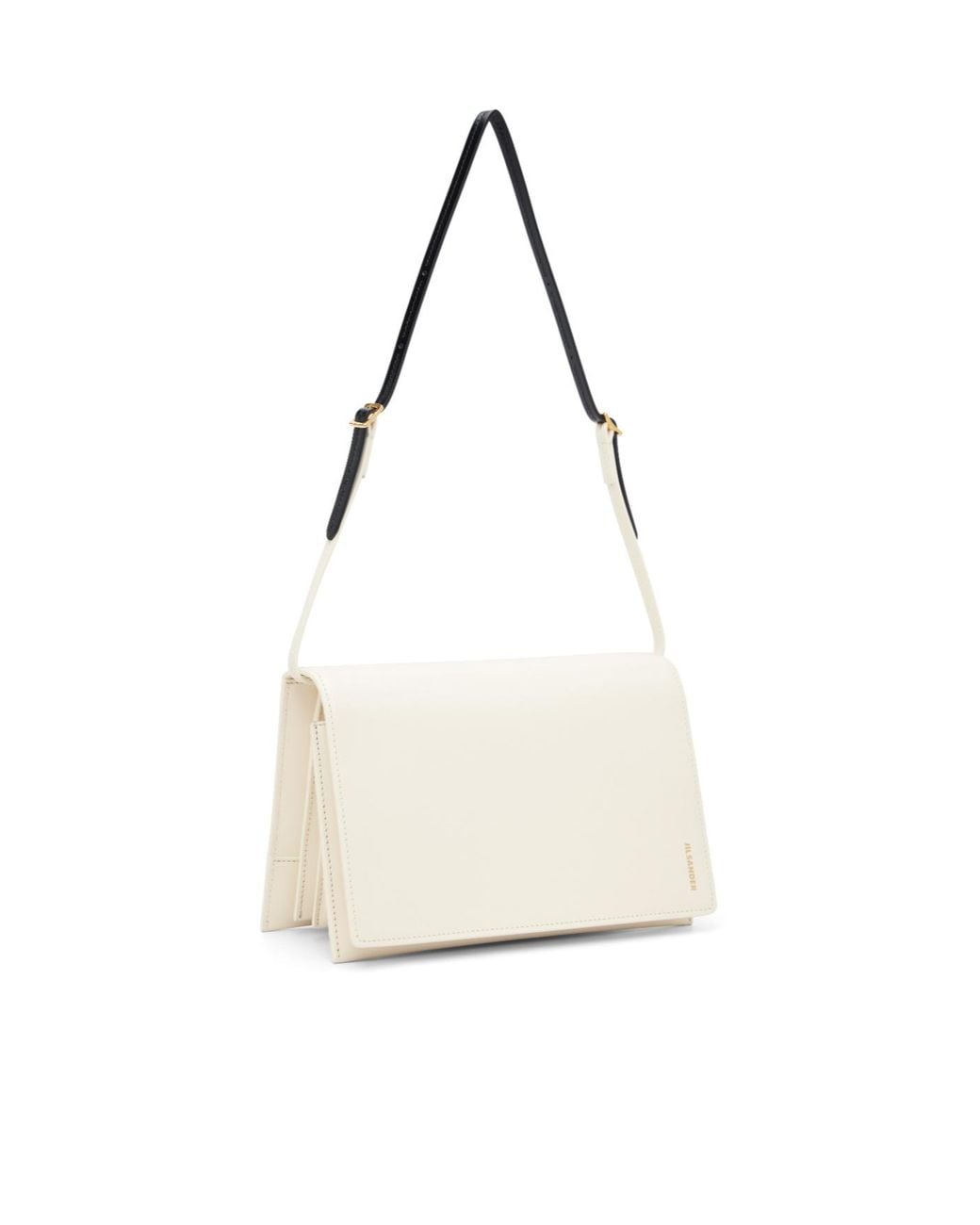 Jil Sander White File Small Shoulder Bag