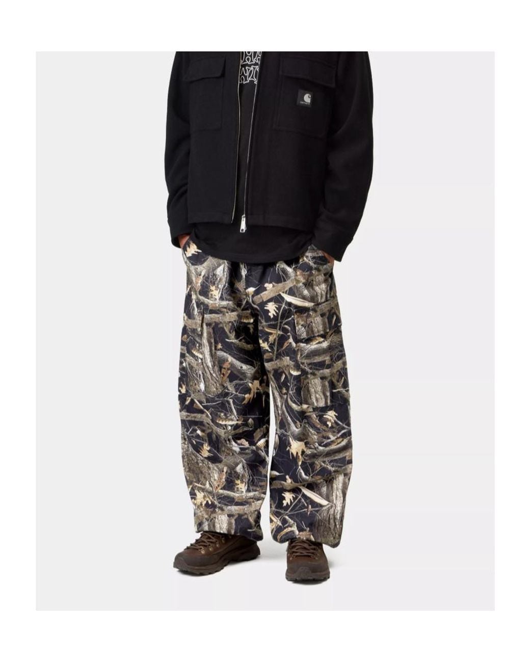 Carhartt Gray Relaxed Cargo Pants for men
