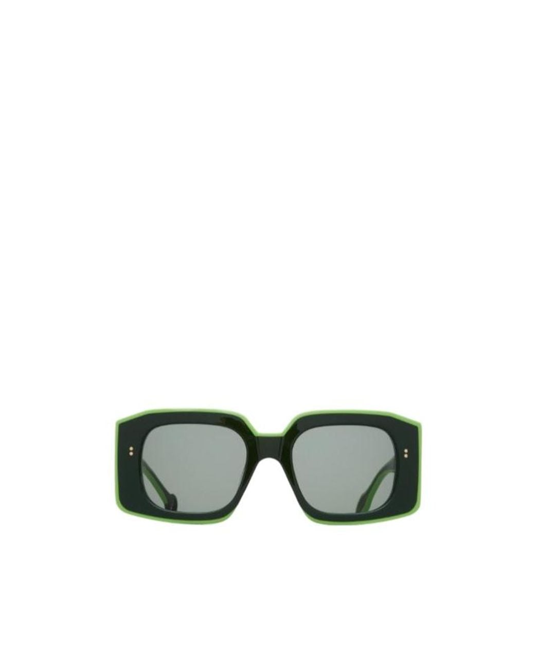 J.W. Anderson Green Jw Anderson Square-Frame Sunglasses