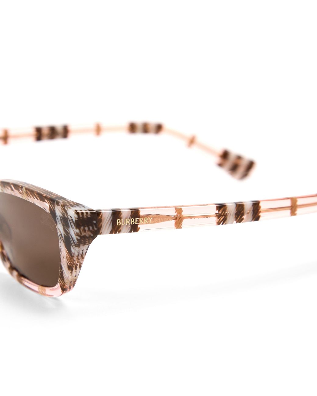 Burberry White Logo Detail Sunglasses