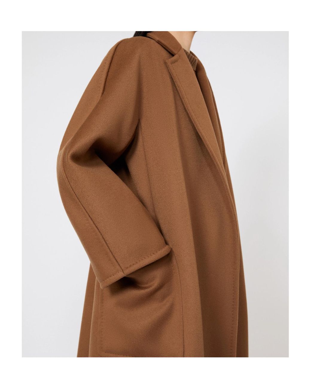 Max Mara Brown Long Cashmere Coat
