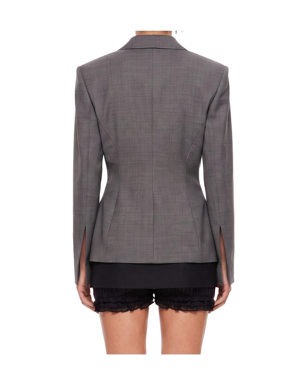 GIUSEPPE DI MORABITO Black Structured Single-Breasted Blazer