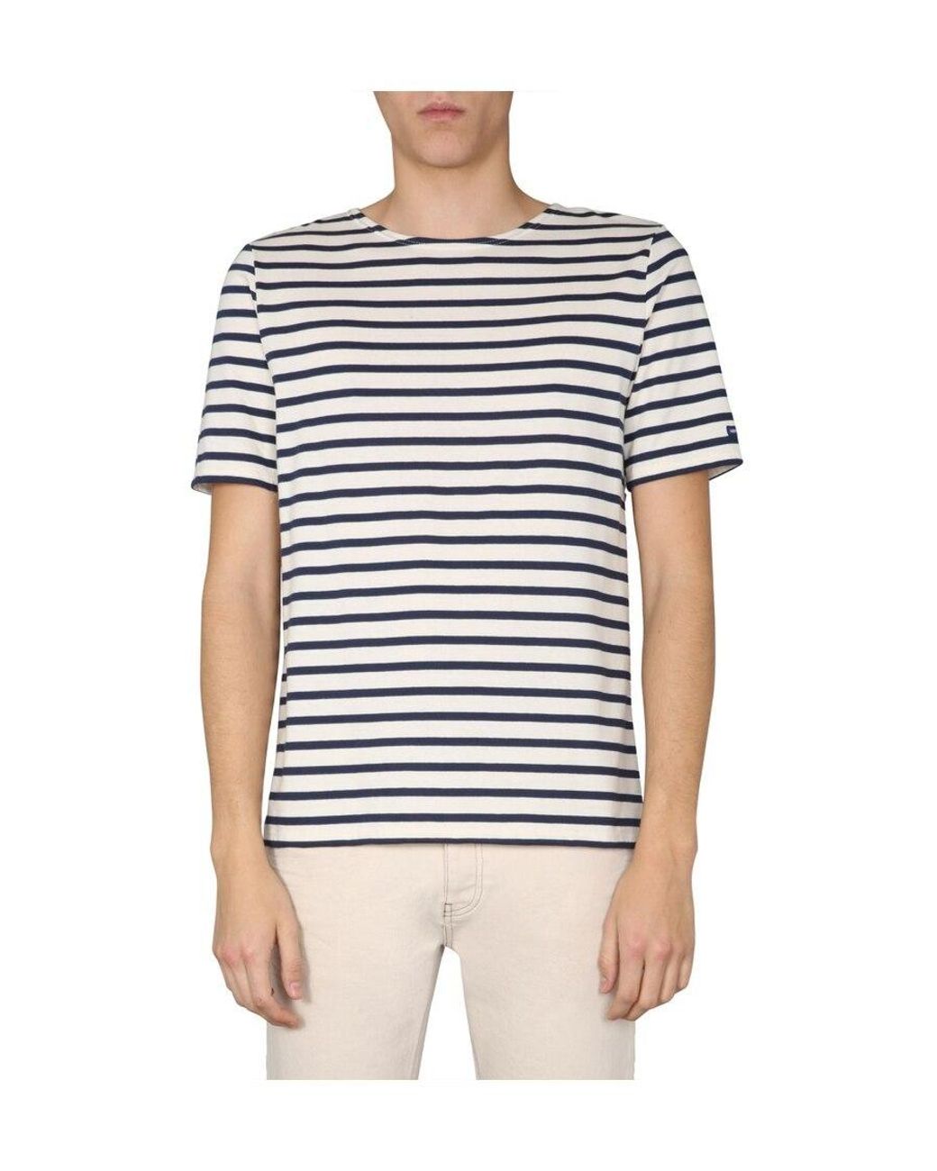 Saint James White Polo/ T-Shirt / Blouse for men