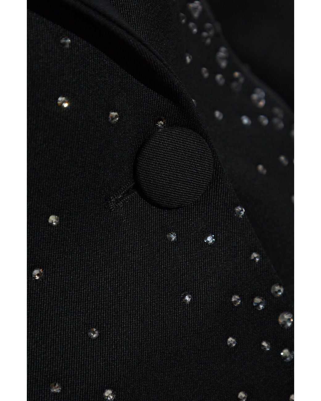 The Attico Black The Embellished Blazer